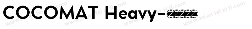 COCOMAT Heavy字体转换